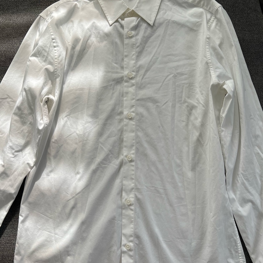 Mr Turk white dress shirt slim fit